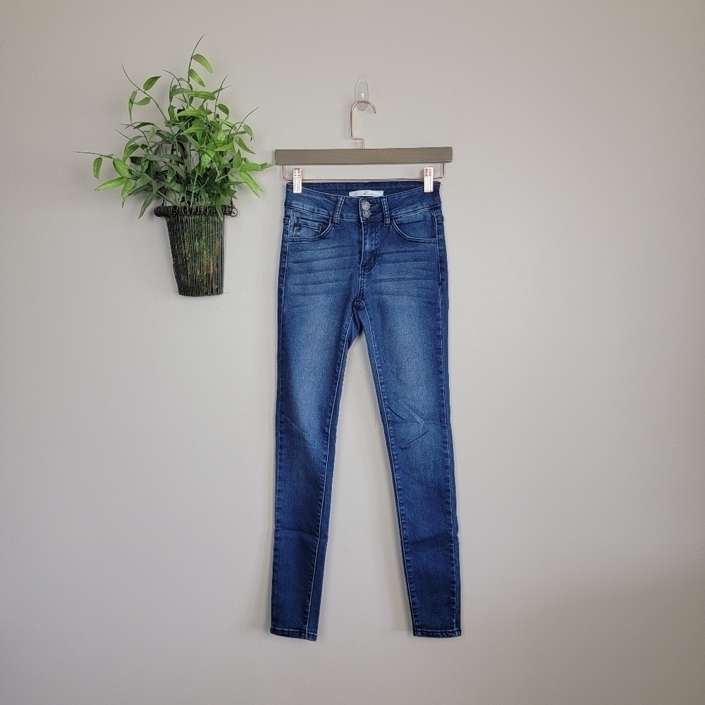 KanCan 1 24 Skinny Medium Wash Mid Rise Jegging Stretch Legging Jeans